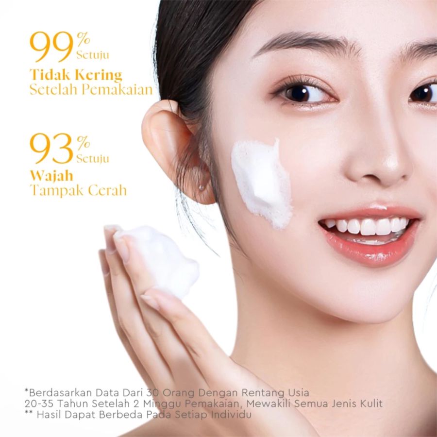 Glad2Glow Perfect Vita C Bright Glow Cleanser Facial Wash 80ml