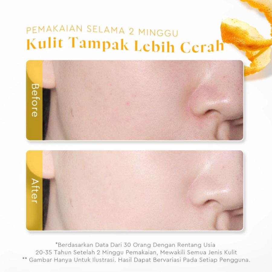 Glad2Glow Perfect Vita C Bright Glow Cleanser Facial Wash 80ml