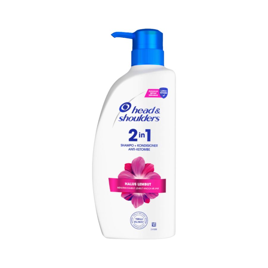 Head & Shoulders Halus Lembut 2in1 Anti-Ketombe Shampo + Kondisioner 400ml
