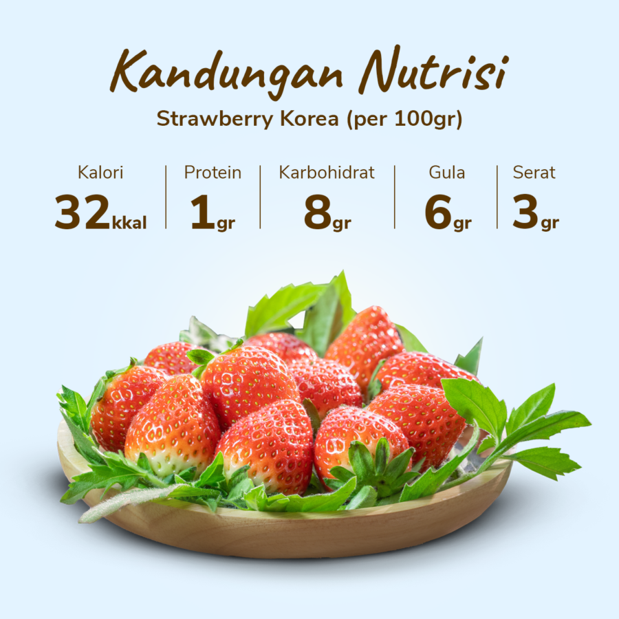 Strawberry Korea Astro Farm 250gram