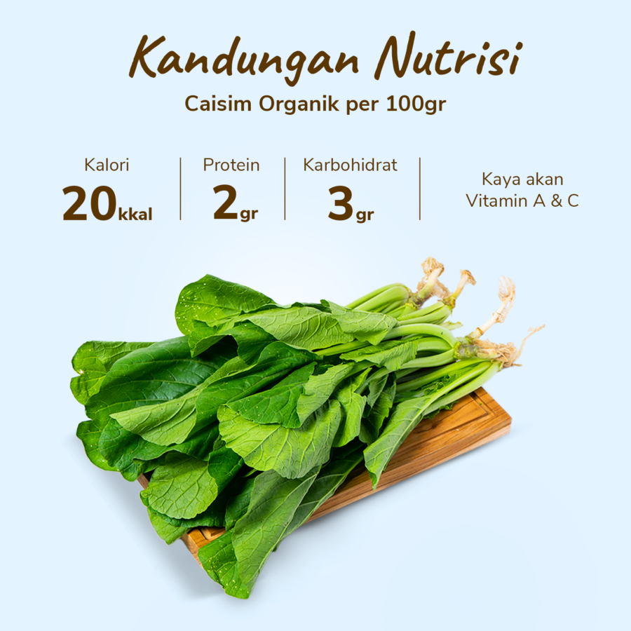 Sawi Hijau Organik 200gram