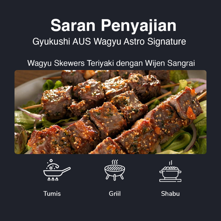 Gyukushi AUS Wagyu Astro Farm Signature 200gr 1pcs