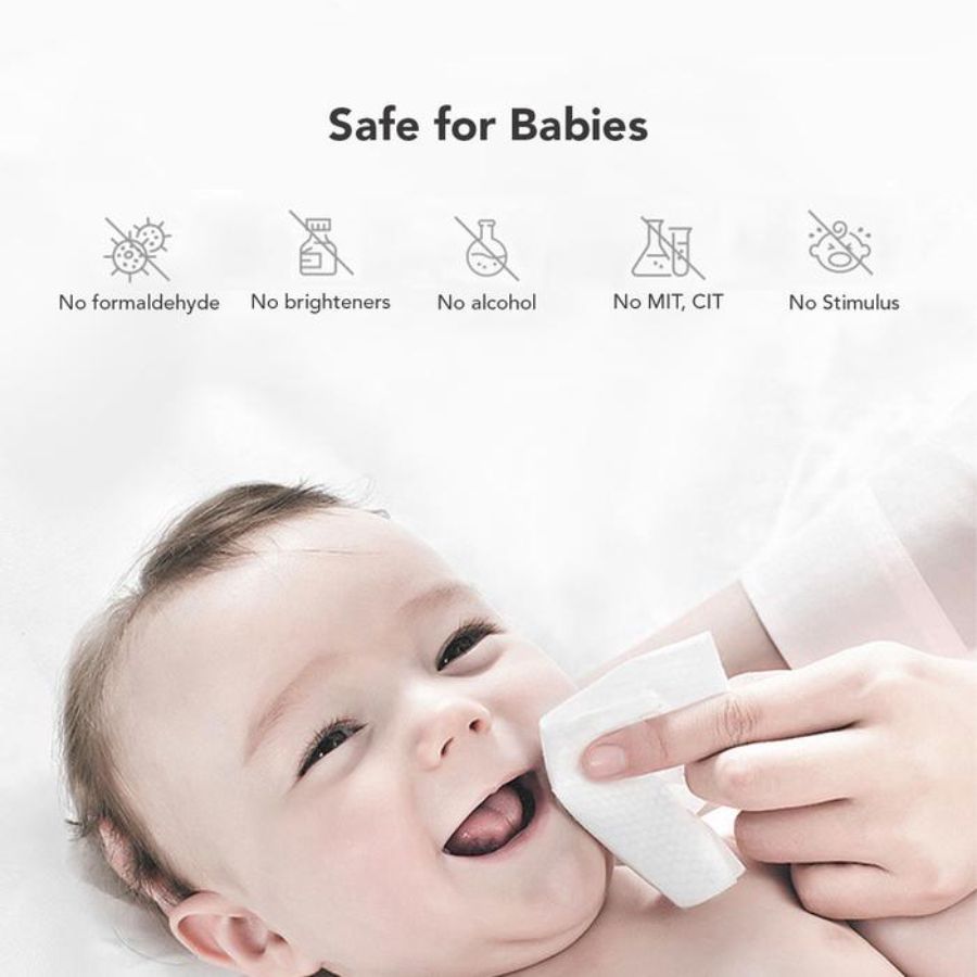 Sakumini Baby Wipes Hand Mouth Facial 80sheets