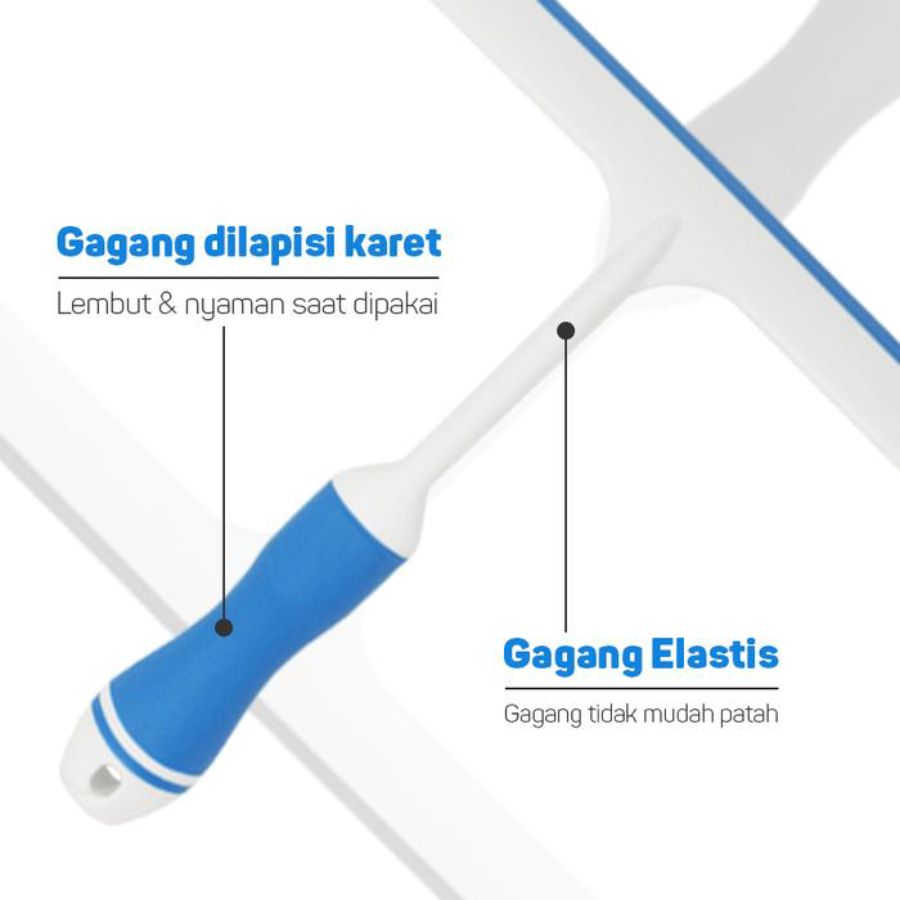 Bagus Penyeka Kaca Glass Wiper Tipe 324 Random Color 1pcs