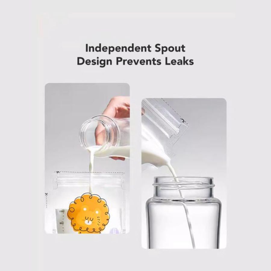 Sakumini Disposable Breastmilk Storage Bag Thermal Sensor Kapasitas 120 ml 30bags