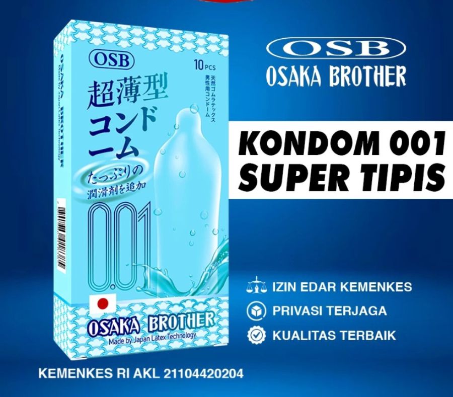 OSB Osaka Brother 001 Super Tipis Kondom Pria 10sachets