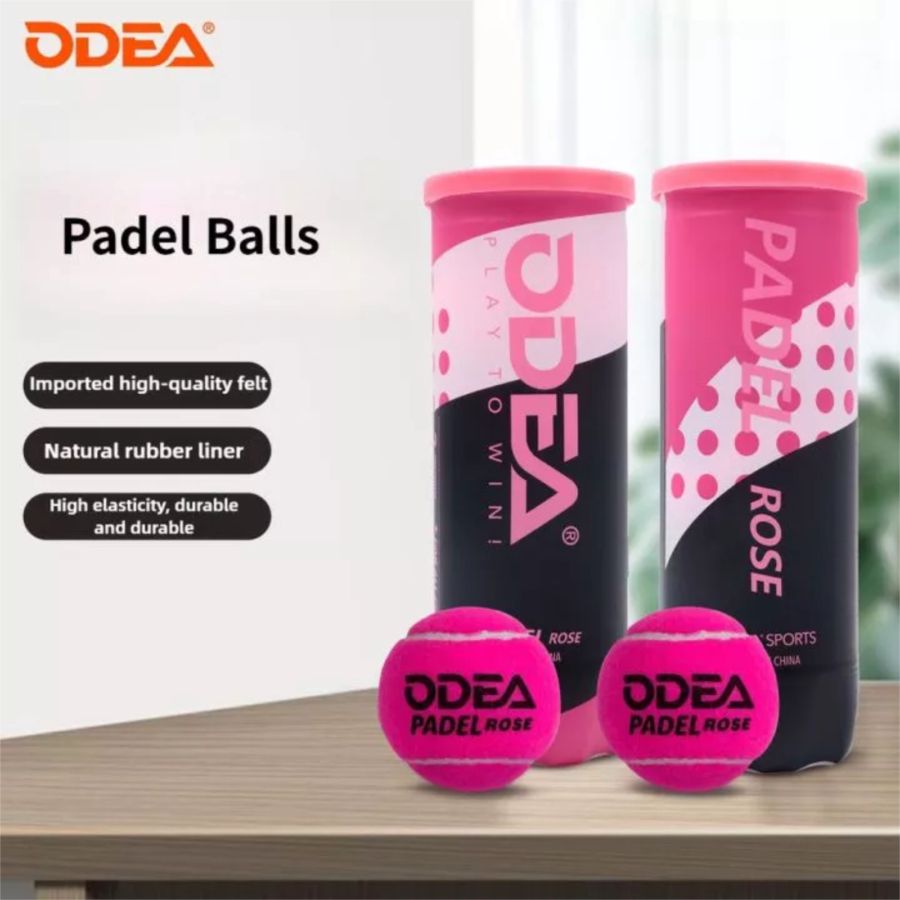 Odea Bola Padel Pink Isi 3 ball 1tubes