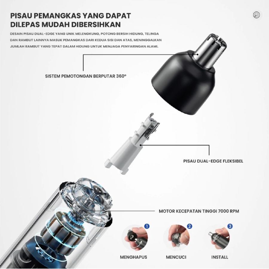 ENCHEN EN005 Nose Hair Trimmer 1pcs