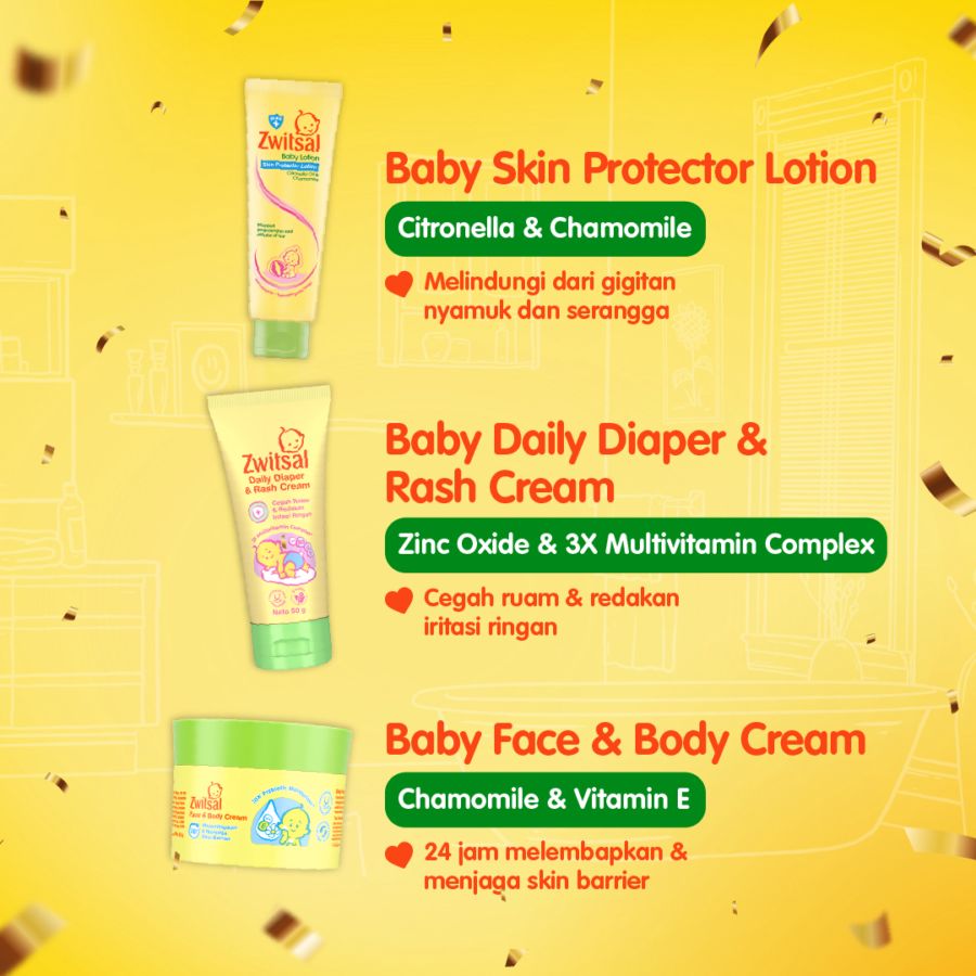 Zwitsal Exclusive Gift Set x Nikita Willy Paket Giftpack Perawatan Bayi Premium 1pcs