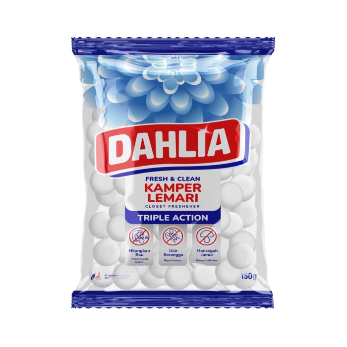 Dahlia Naphthalene Moth Ball Triple Action Kapur Barus