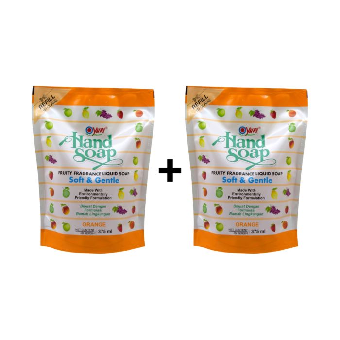 Buy 1 Get 1 Yuri Orange Hand Soap Pouch
