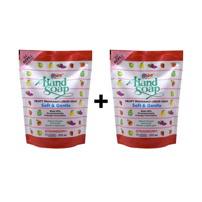 Buy 1 Get 1 Yuri Strawberry Hand Soap Pouch
