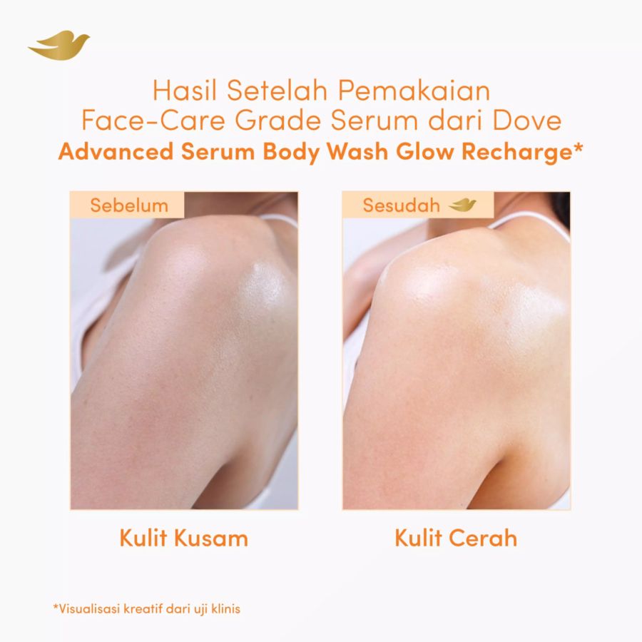 Dove Advanced Serum Glow Recharge Body Wash 300gram