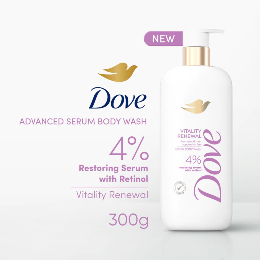 Dove Advanced Serum Vitality Renewal Body Wash 300gram