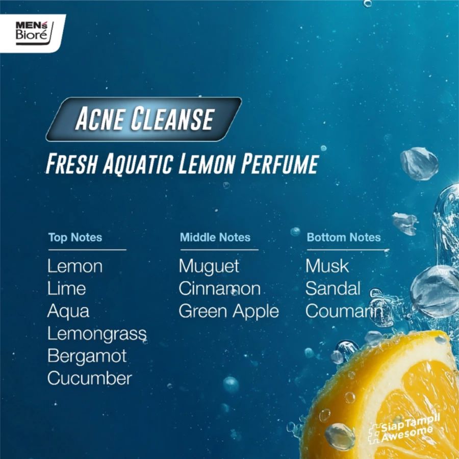 Men's Biore Acne Cleanse Body Wash Refill 400ml