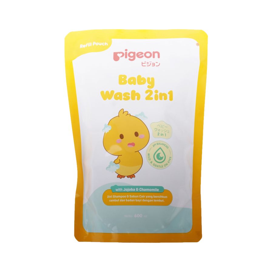 Pigeon Chamomile Baby Wash 2 in 1 Refill 600 ml 600ml
