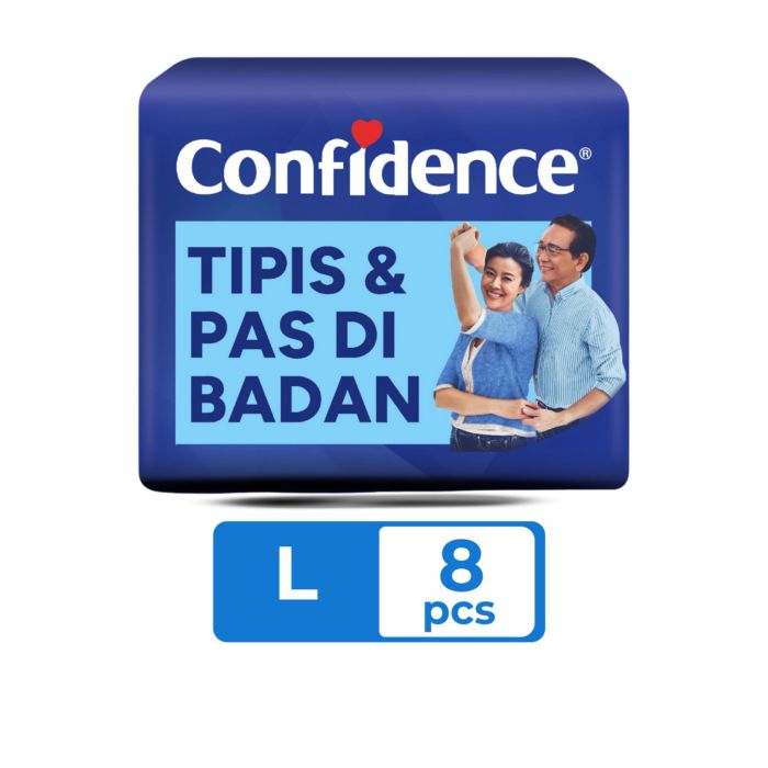Confidence Tipis dan Pas di Badan Popok Celana Dewasa L8