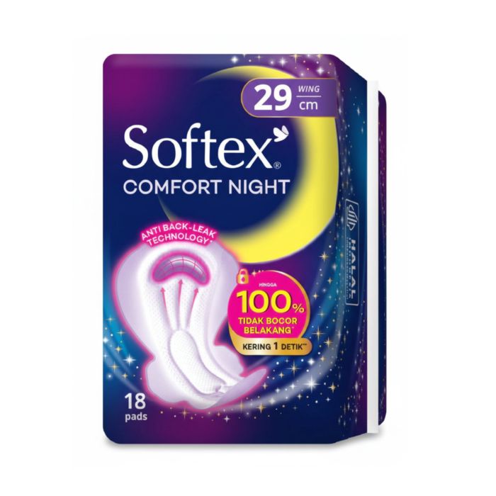 Softex Comfort Night Wing 29cm Pembalut Kewanitaan