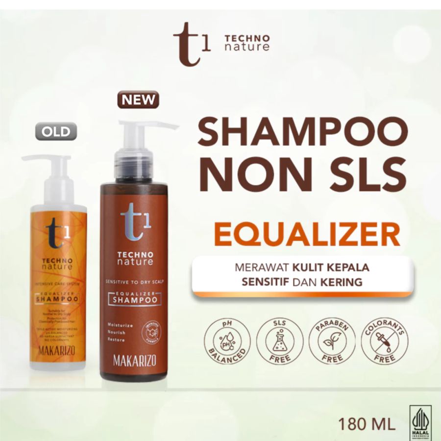 Makarizo Techno Nature Equalizer Shampoo 180ml