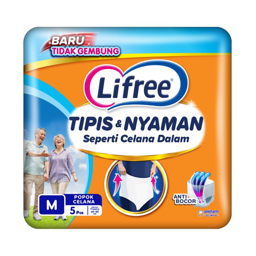 Lifree Ekstra Serap Popok Celana Dewasa M5 1pack