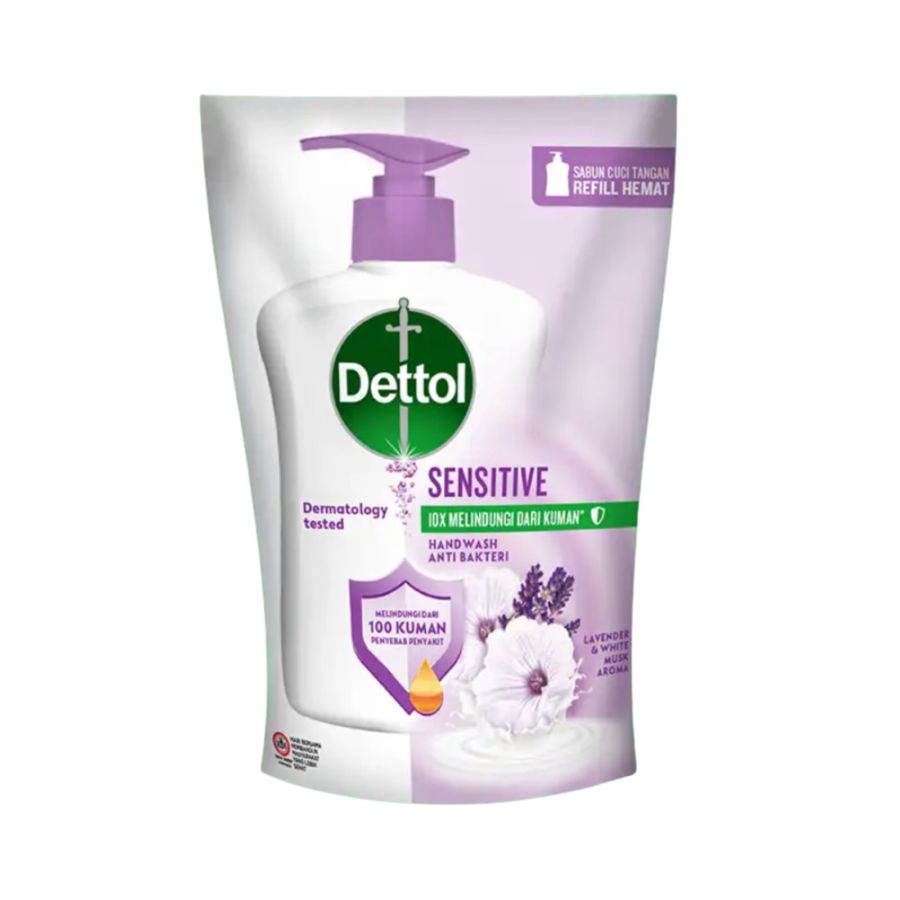 Dettol Sensitive Lavender & White Musk Antibakterial Sabun Cuci Tangan 200gram