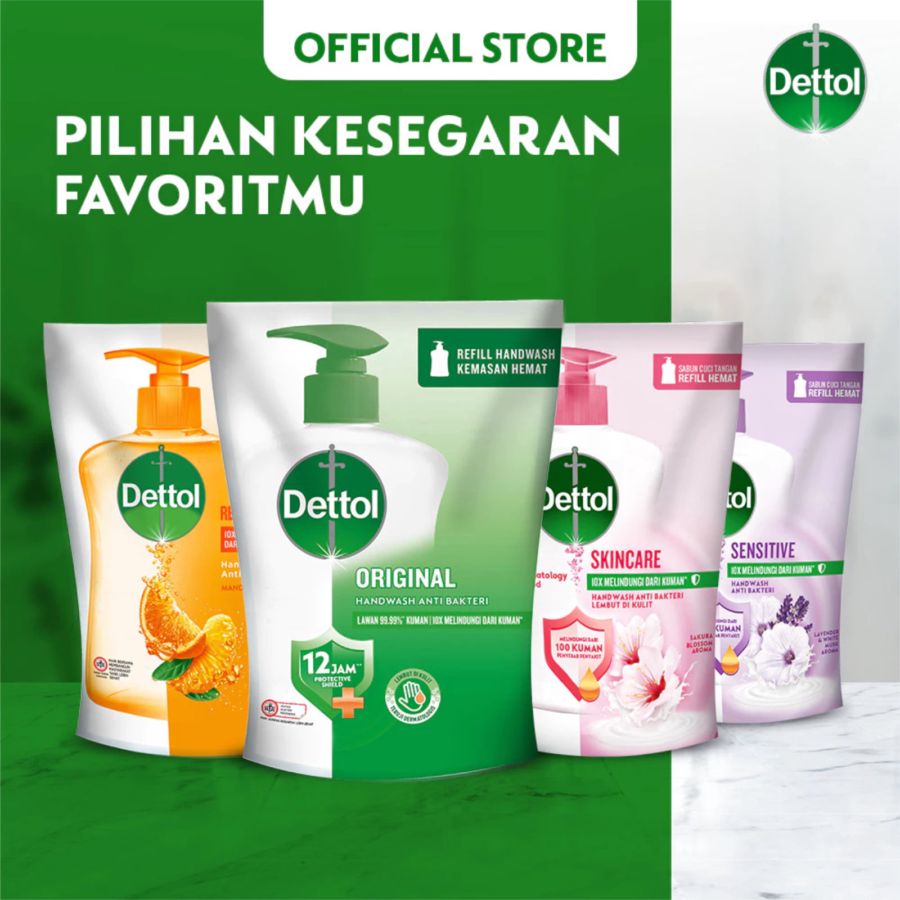 Dettol Skincare Sakura Blossom Antibakterial Sabun Cuci Tangan 200gram