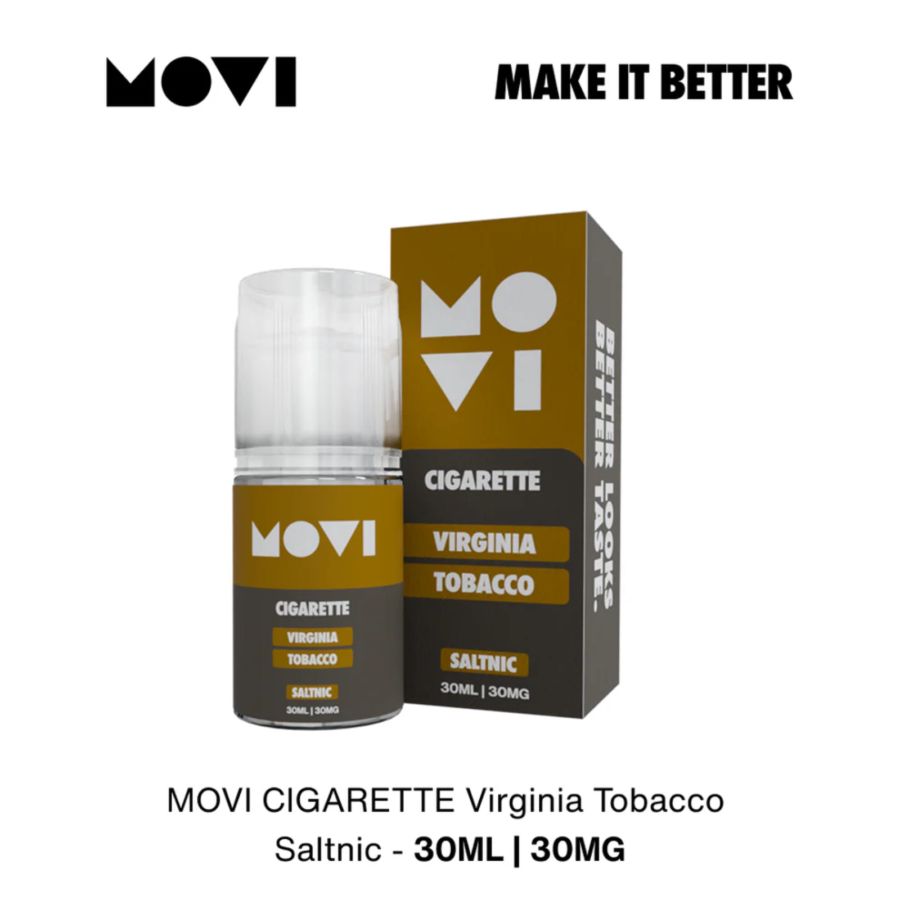 Movi Virginia Tobacco Saltnic E-Liquid Rokok Elektrik 30mg 30ml