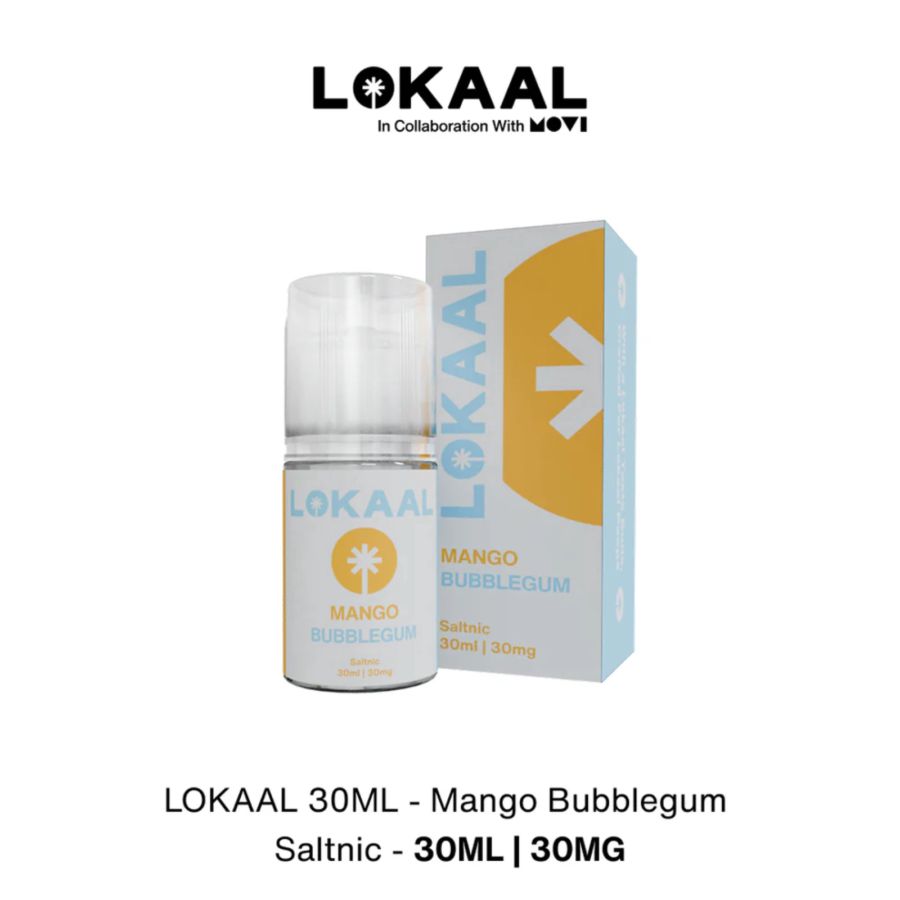 Lokaal Mango Bubblegum Saltnic E-Liquid Rokok Elektrik 30mg 30ml