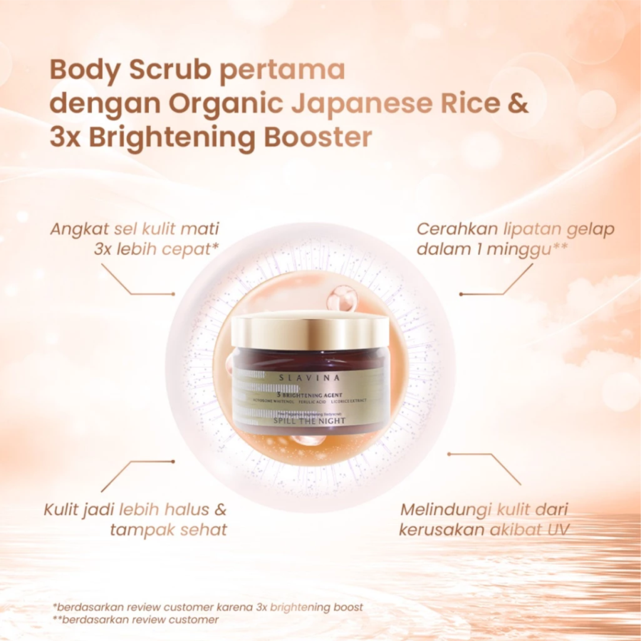 Slavina Spill The Night Body Scrub 300gram