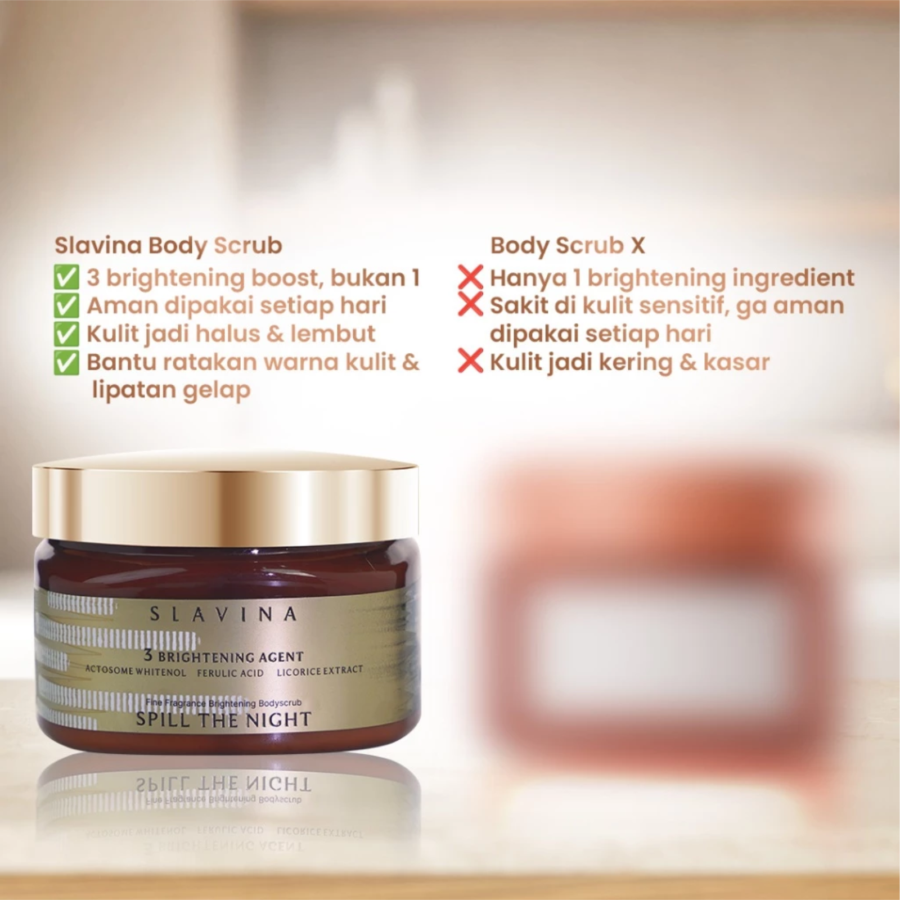 Slavina Spill The Night Body Scrub 300gram