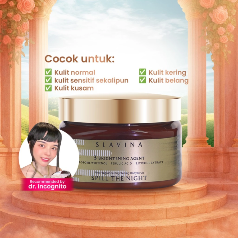 Slavina Spill The Night Body Scrub 300gram