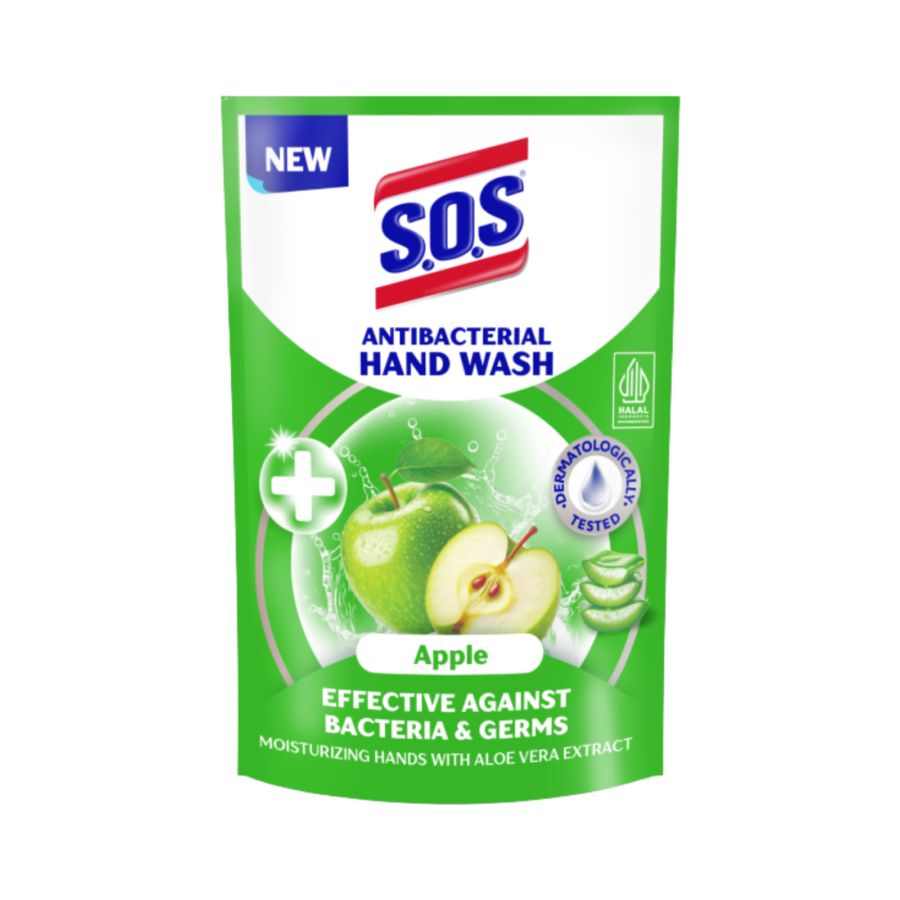 SOS Apple Floral Antibacterial Handwash Refill 300ml