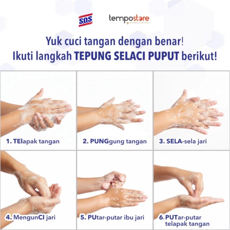 SOS Apple Floral Antibacterial Handwash Refill 300ml