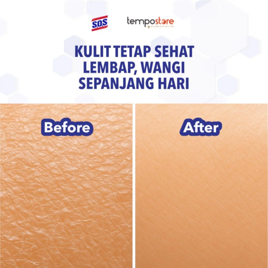 SOS Deep Clean Antibacterial Bodywash Botol 225ml