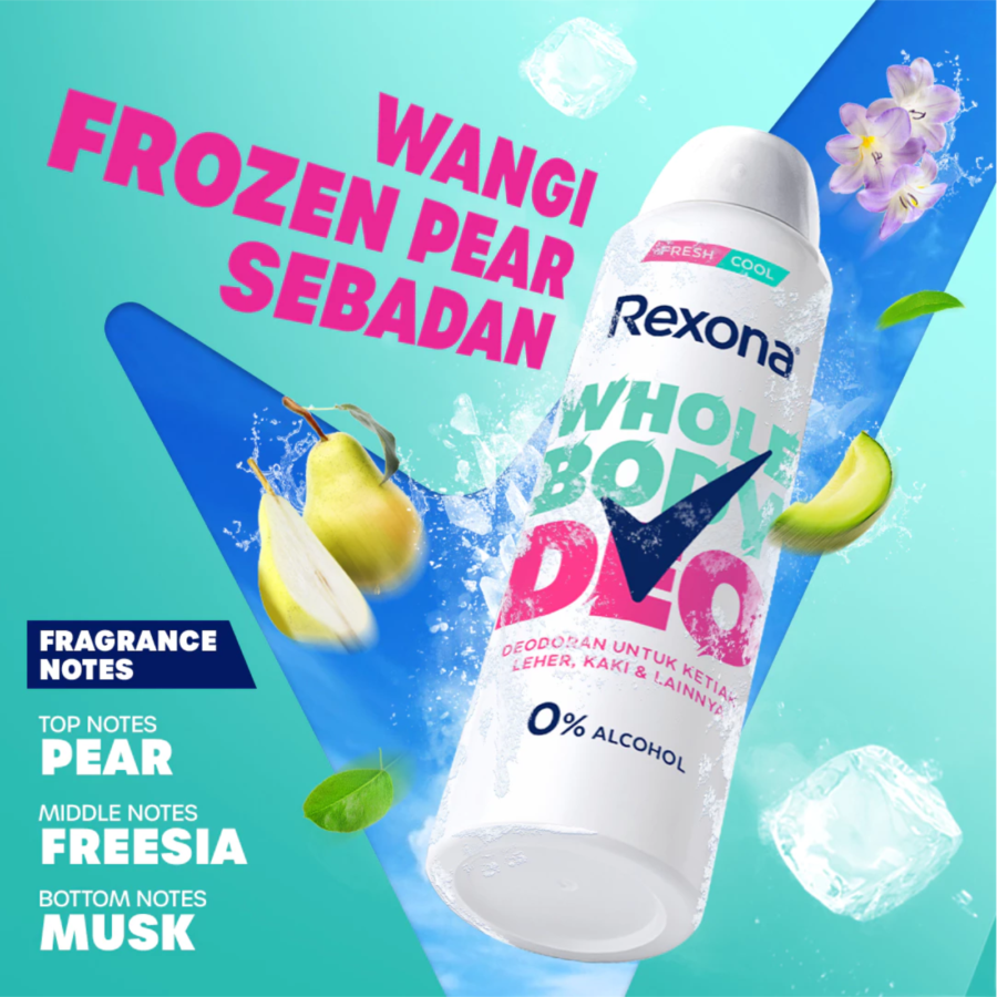 Rexona Women Whole Body Deo Frozen English Pear Deodorant Spray 150ml
