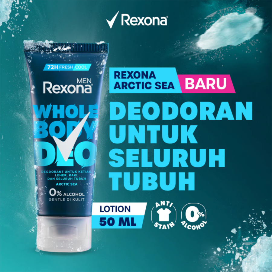 Rexona Men Whole Body Deo Arctic Sea Deolotion Tube 50ml