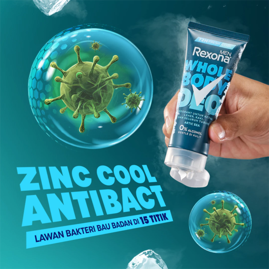 Rexona Men Whole Body Deo Arctic Sea Deolotion Tube 50ml