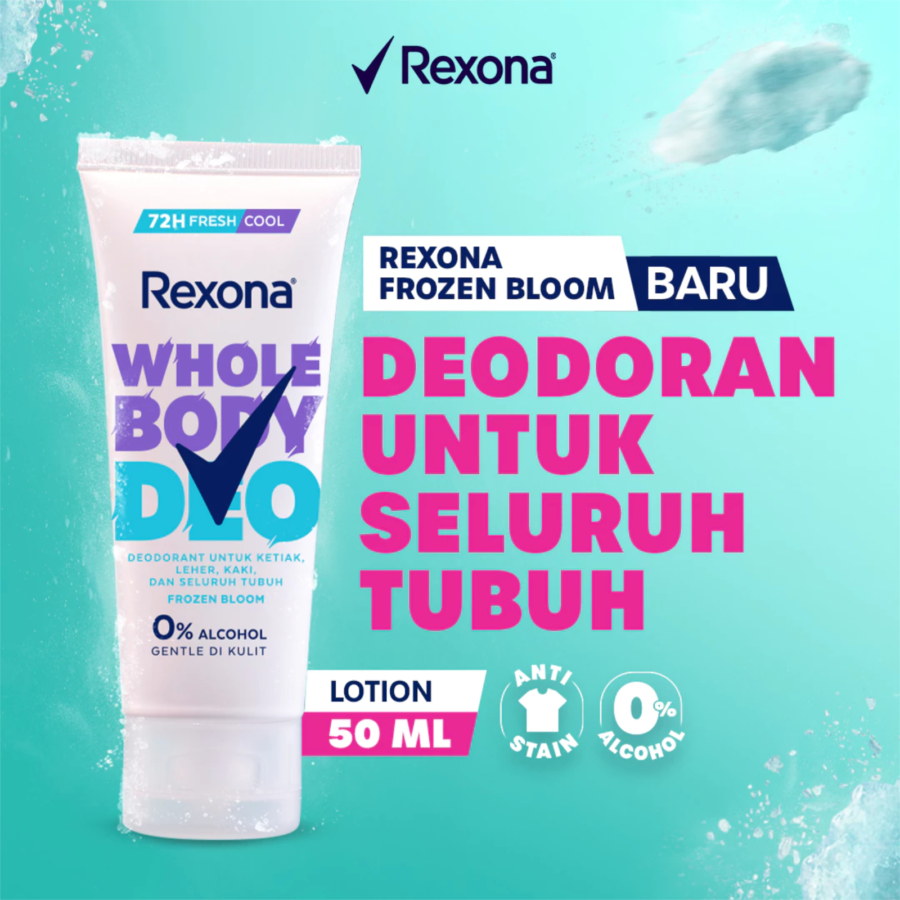 Rexona Women Whole Body Deo Frozen Bloom Deolotion Tube 50ml