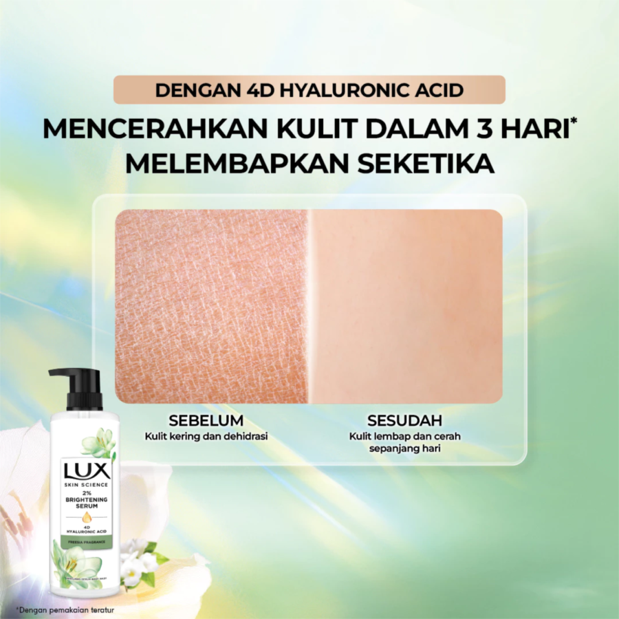 Lux Skin Science Freesia Fragrance Body Wash Pump 470gram