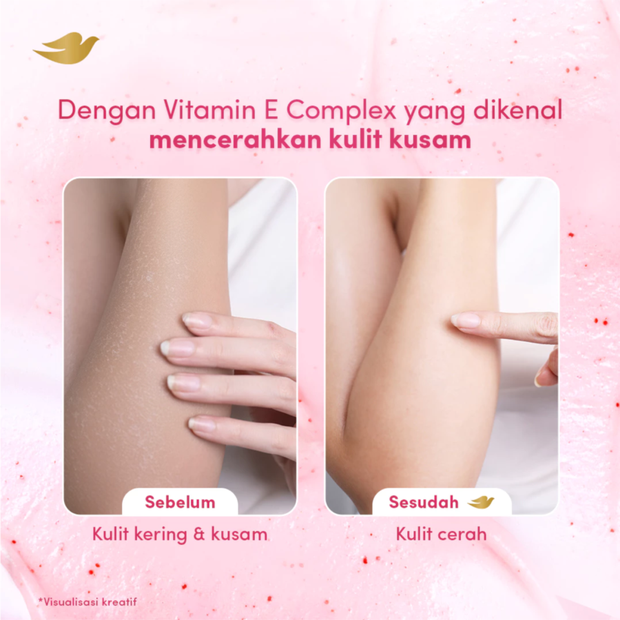 Dove Ice Cream Pomegranate Vitamin E Complex Body Scrub 280gram