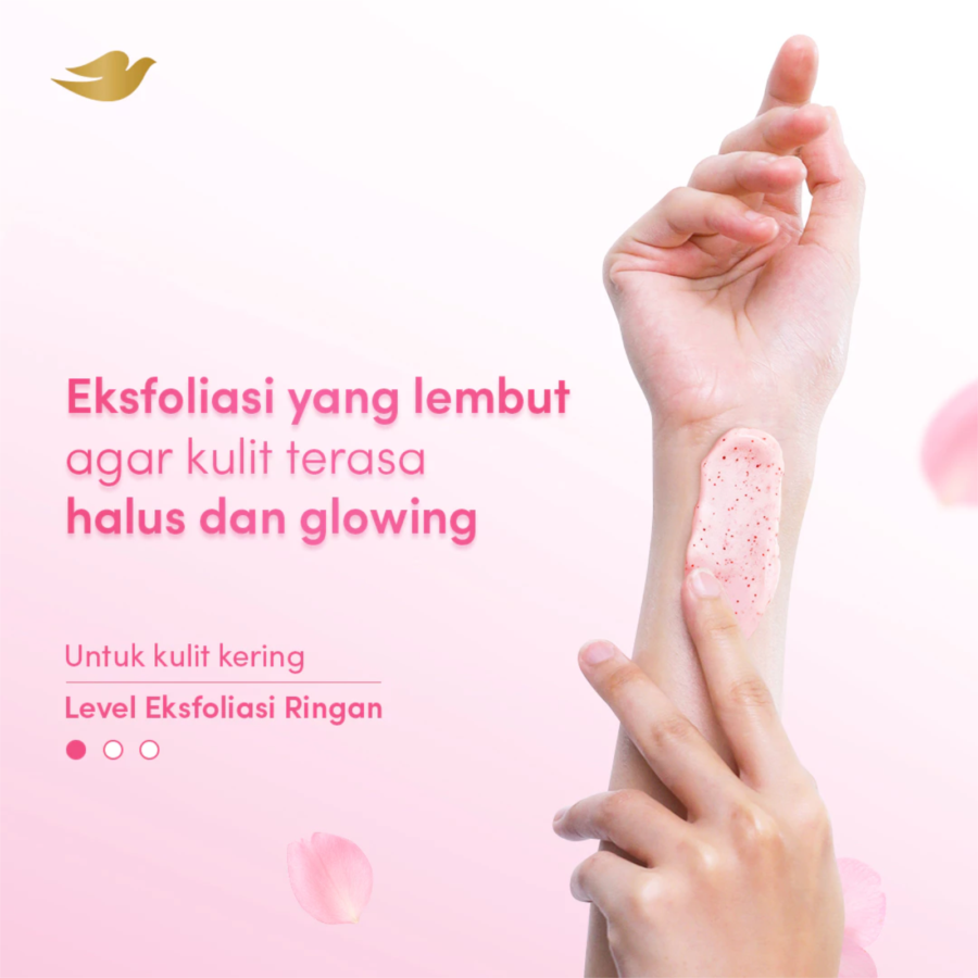 Dove Ice Cream Sakura Niacinamide Body Scrub 280gram