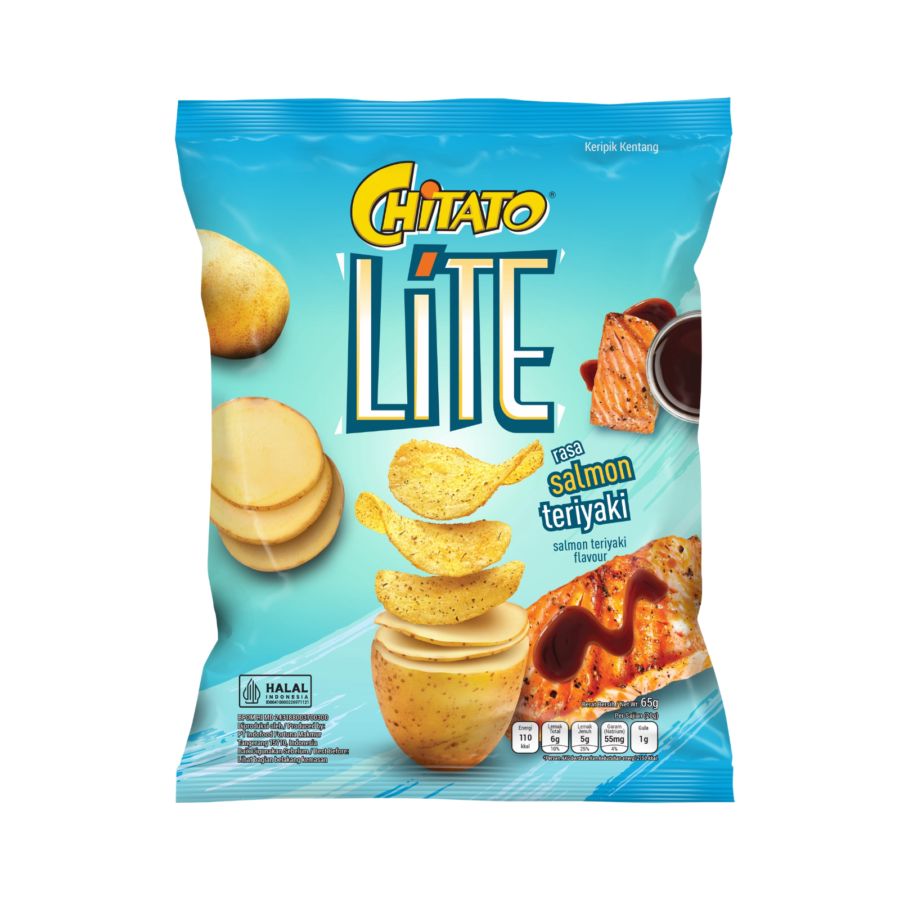 Chitato Lite Salmon Teriyaki Chips 68gram