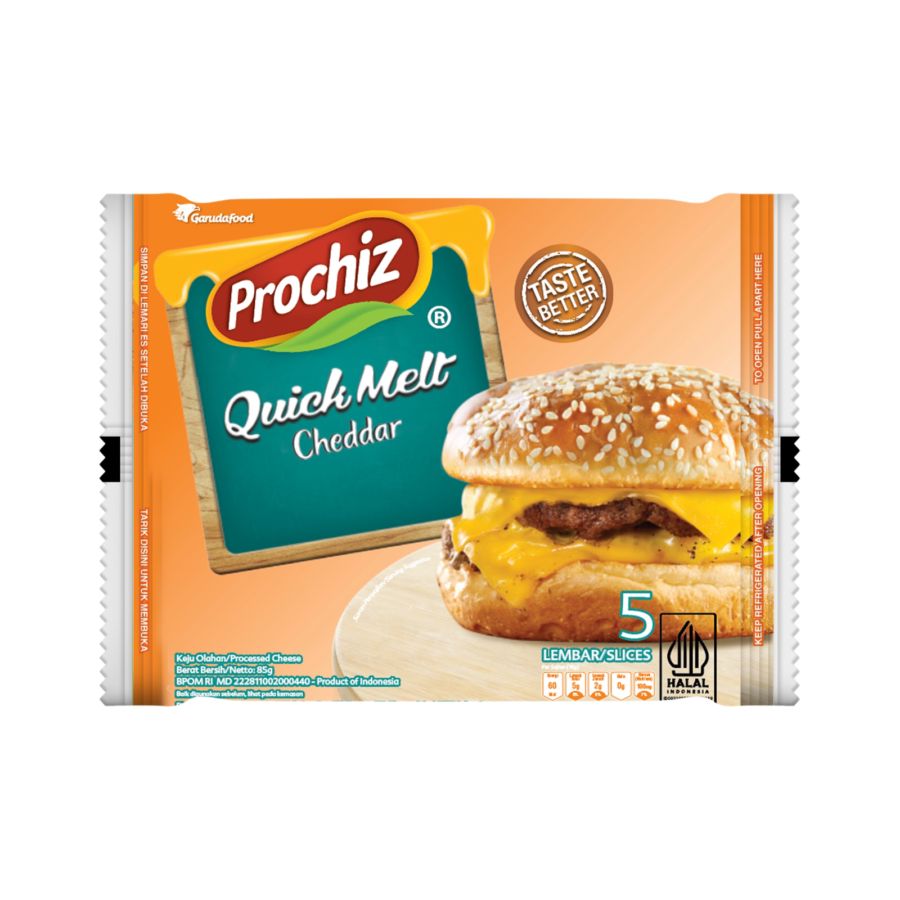 Prochiz Quick Melt Keju Slice 5's 85ml