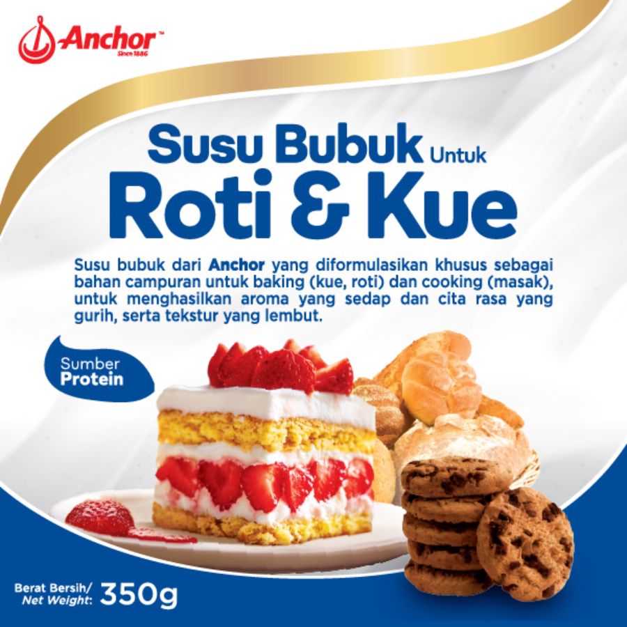 Anchor Susu Bubuk untuk Roti & Kue 350gram