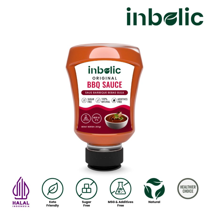 Inbolic Sugar-Free BBQ Sauce Original 200gram