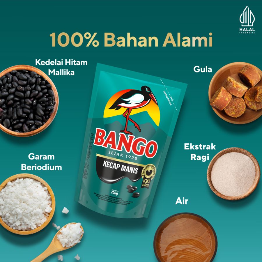 Bango Kecap Manis Refill Pouch 700gram