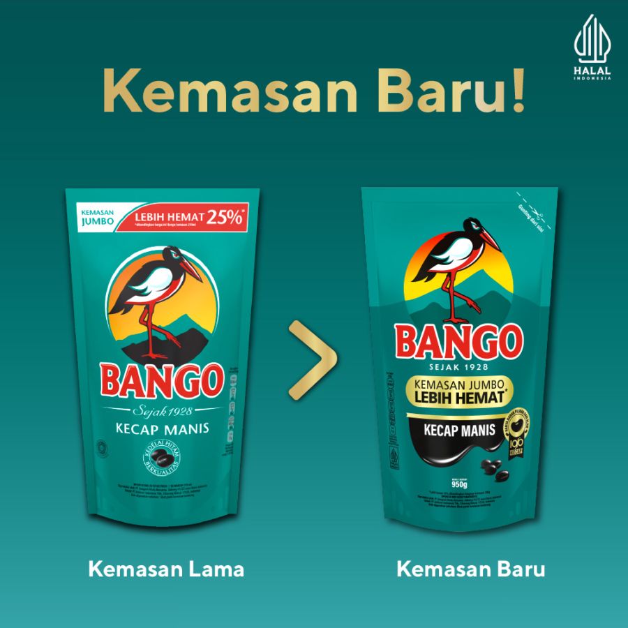 Bango Kecap Manis Refill Pouch 950gram