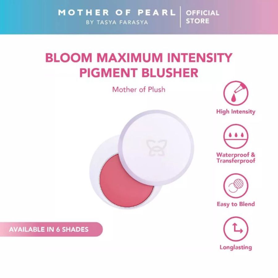 MOP Bloom Maximum Intensity Pigment Carmine Blush On 6gram