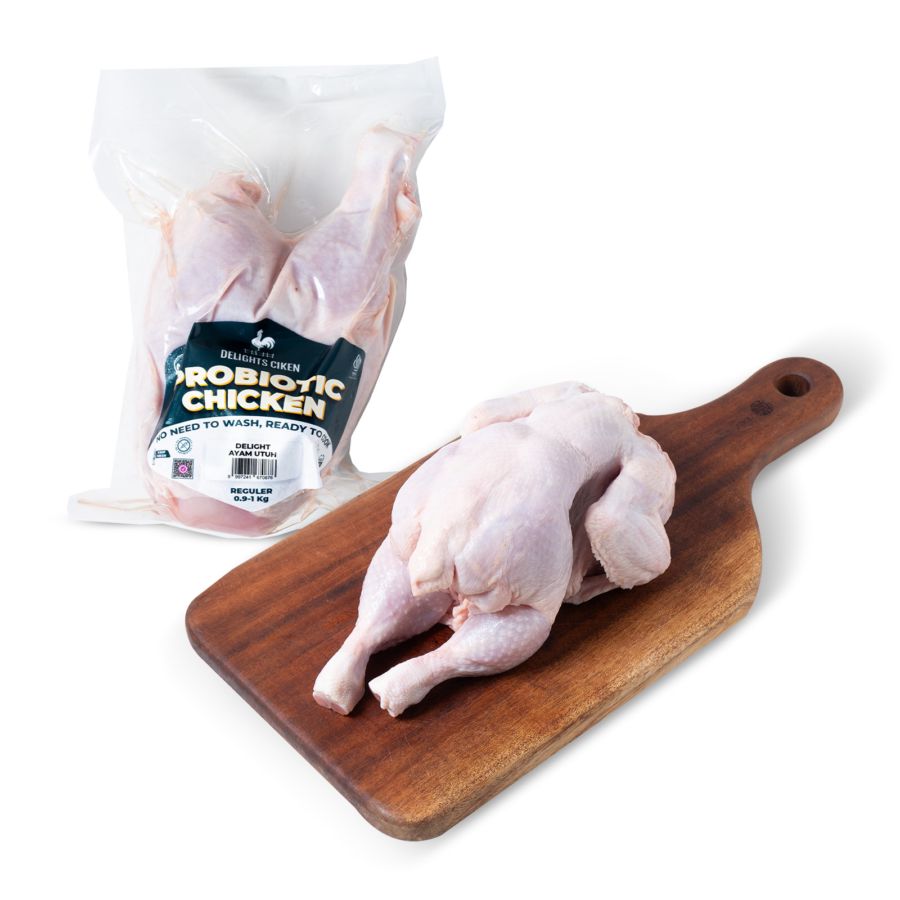 Ayam Probiotik Utuh Delights Ciken 0.9 - 1.0 kg 1pcs