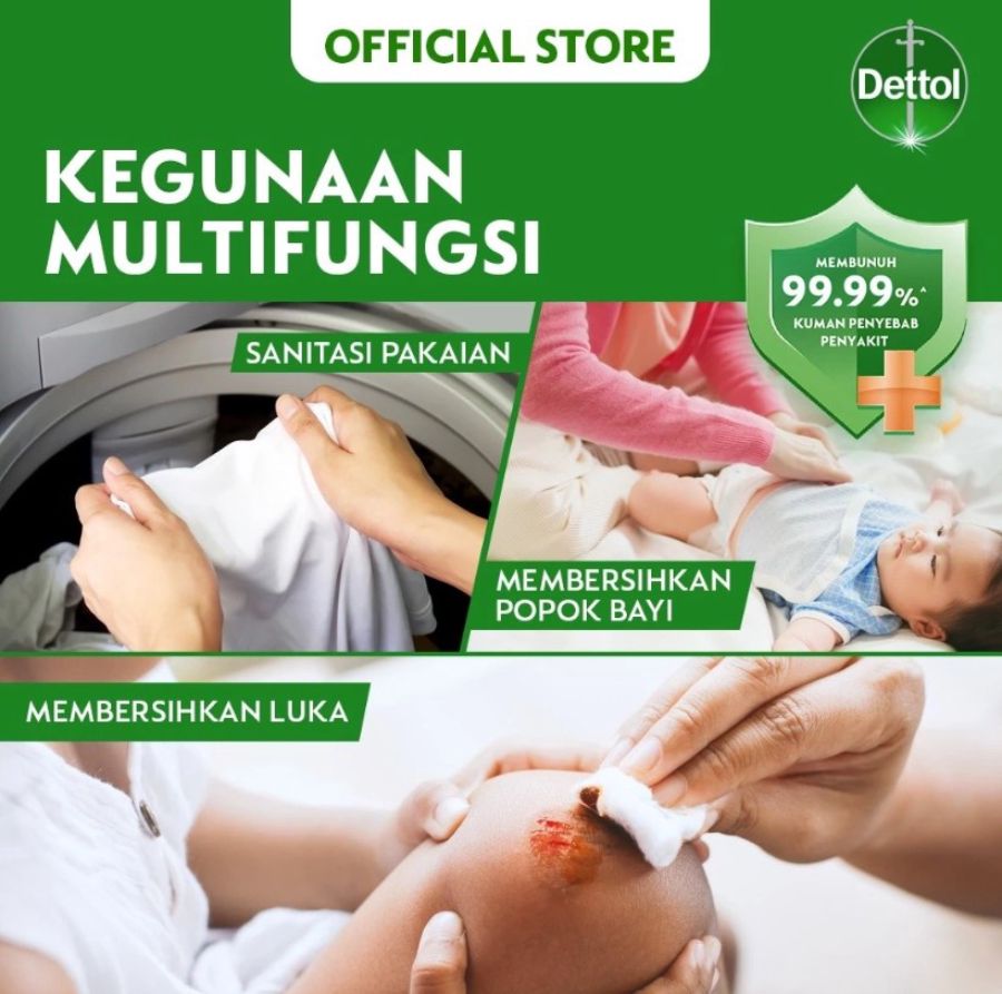 Dettol Cairan Antiseptik Disinfektan 95ml